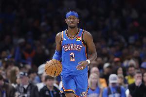 MVP实力！亚历山大场均33.6分5.1板5.9助1.1断1.1帽 雷霆7胜0负